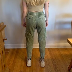 BDG Stone Washed Green Pants from Urban Outfitters